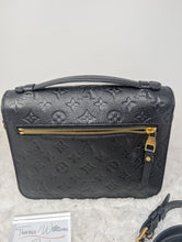 LOUIS VUITTON BLACK EMPREINTE METIS POCHETTE