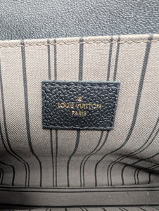 LOUIS VUITTON BLACK EMPREINTE METIS POCHETTE