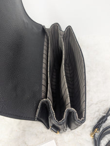 LOUIS VUITTON BLACK EMPREINTE METIS POCHETTE