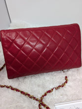 CHANEL RED SMALL VINTAGE FLAP