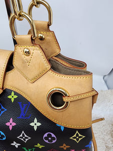 LOUIS VUITTON BLACK MULTICOLOR URSULA