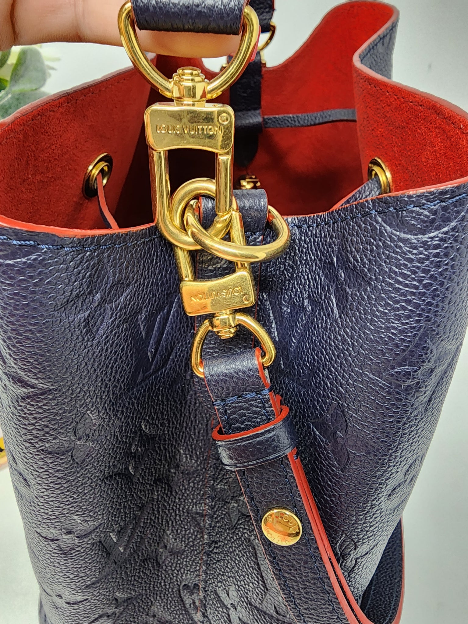 Louis Vuitton M45306 Neo Noe Amplant Marine Rouge Handbag Ladies