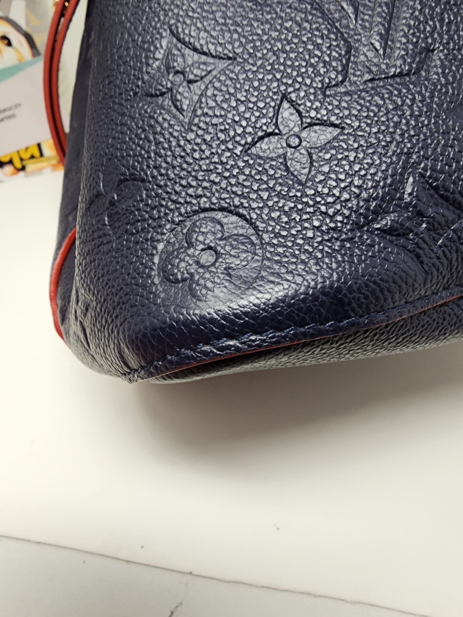 Louis Vuitton Marine Rouge Monogram Empreinte Leather NeoNoe MM Bag -  Yoogi's Closet