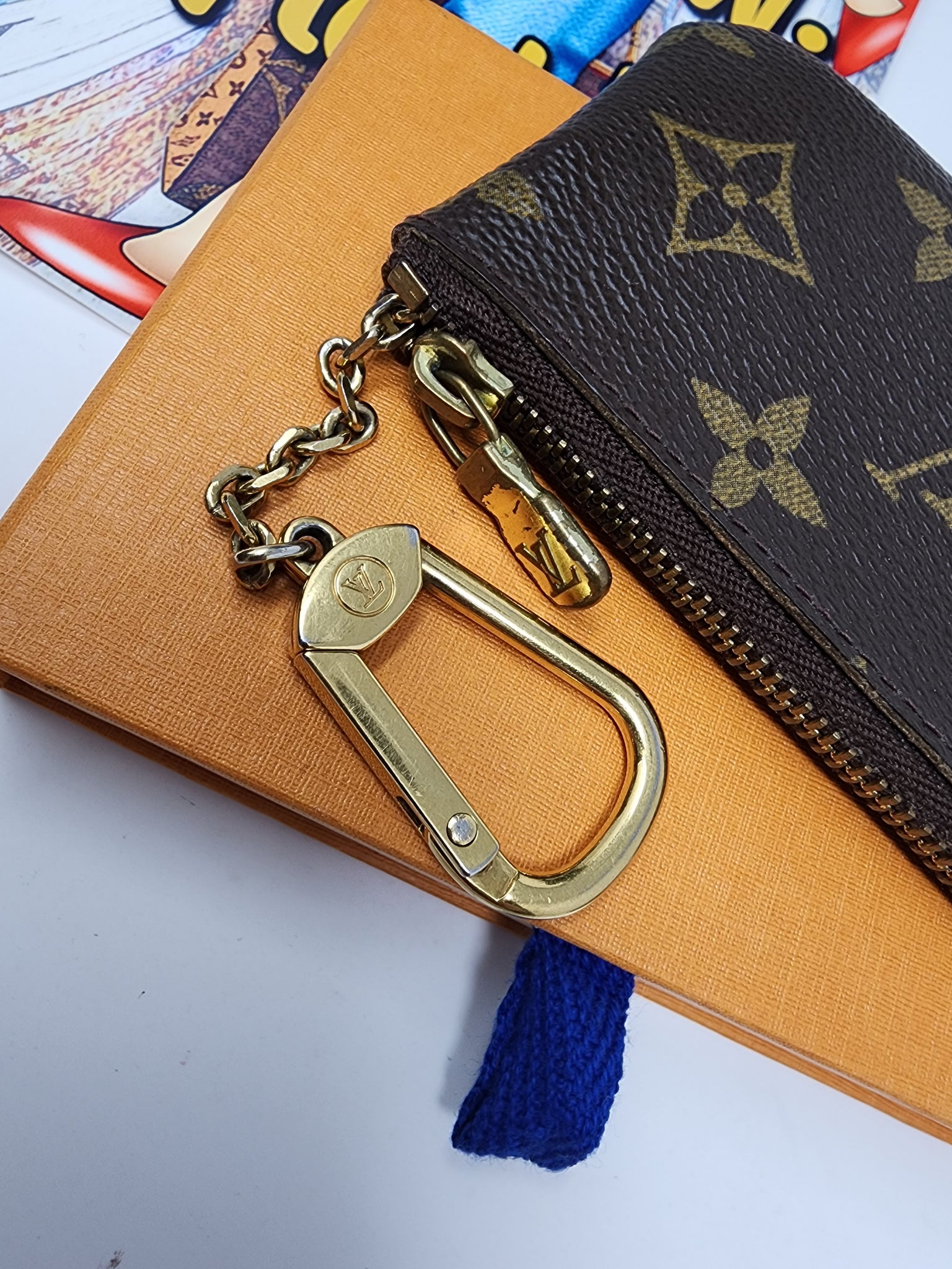 Louis Vuitton Monogram Key Cles Coin Pouch