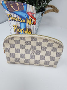 Louis Vuitton cosmetic pouch Damier Azur NWT