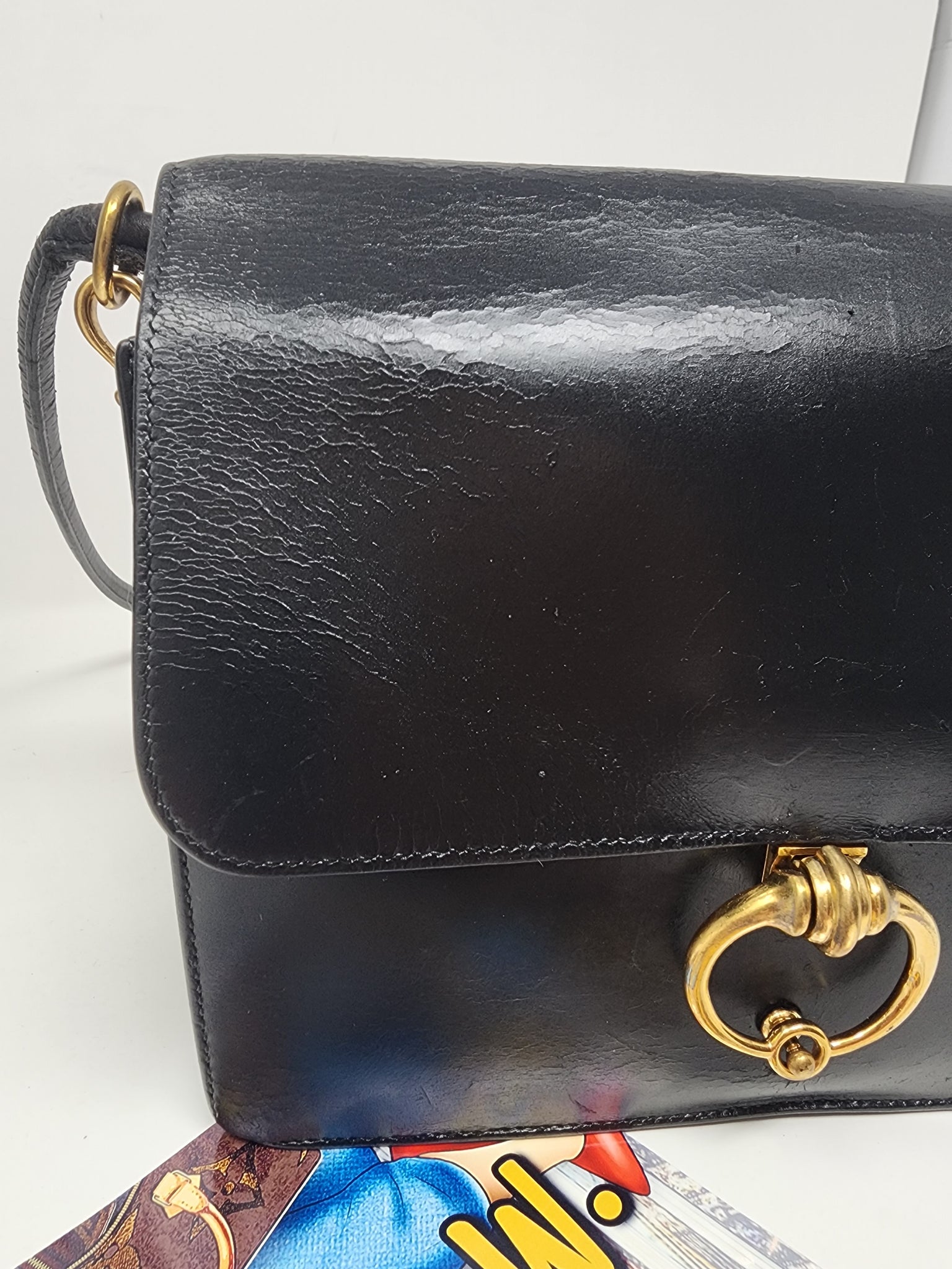 Hermes Vintage Box Shoulder Bag