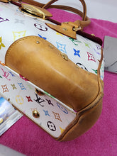 LOUIS VUITTON WHITE MULTICOLOR BEVERLY GM