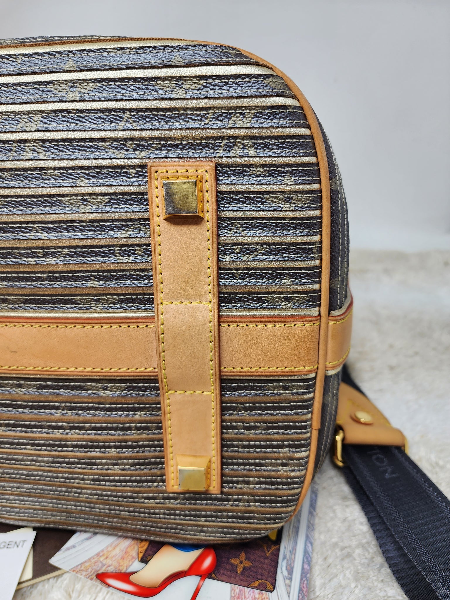 Louis Vuitton Limited Edition Argent Monogram Eden Neo Bag., Lot #58451
