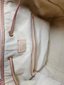 LOUIS VUITTON LIMITED EDITION NEO EDEN ARGENT TWO WAY HANDBAG