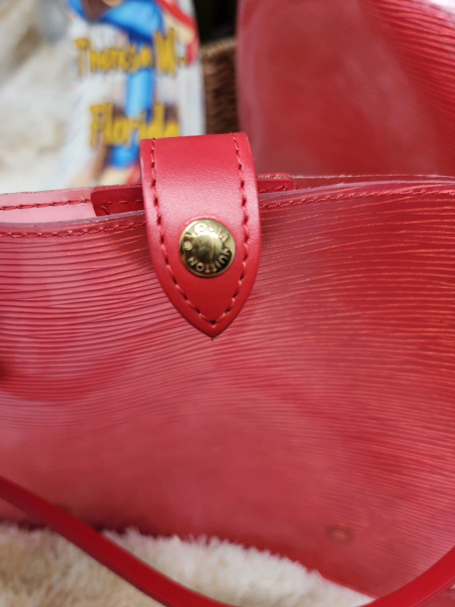 Louis Vuitton Bag Epi Plage Women 'S Tote Handbag Lagoon Bay