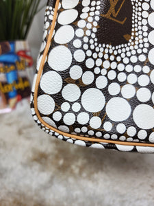 LOUIS VUITTON LIMITED EDITION WHITE KUSAMA SPEEDY 30