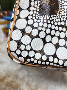 LOUIS VUITTON LIMITED EDITION WHITE KUSAMA SPEEDY 30