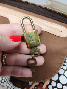 LOUIS VUITTON LIMITED EDITION WHITE KUSAMA SPEEDY 30