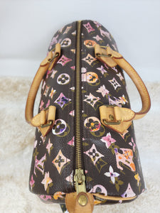 LOUIS VUITTON LIMITED EDITION WATERCOLOR SPEEDY 30