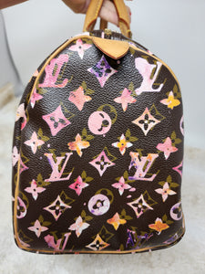 LOUIS VUITTON LIMITED EDITION WATERCOLOR SPEEDY 30