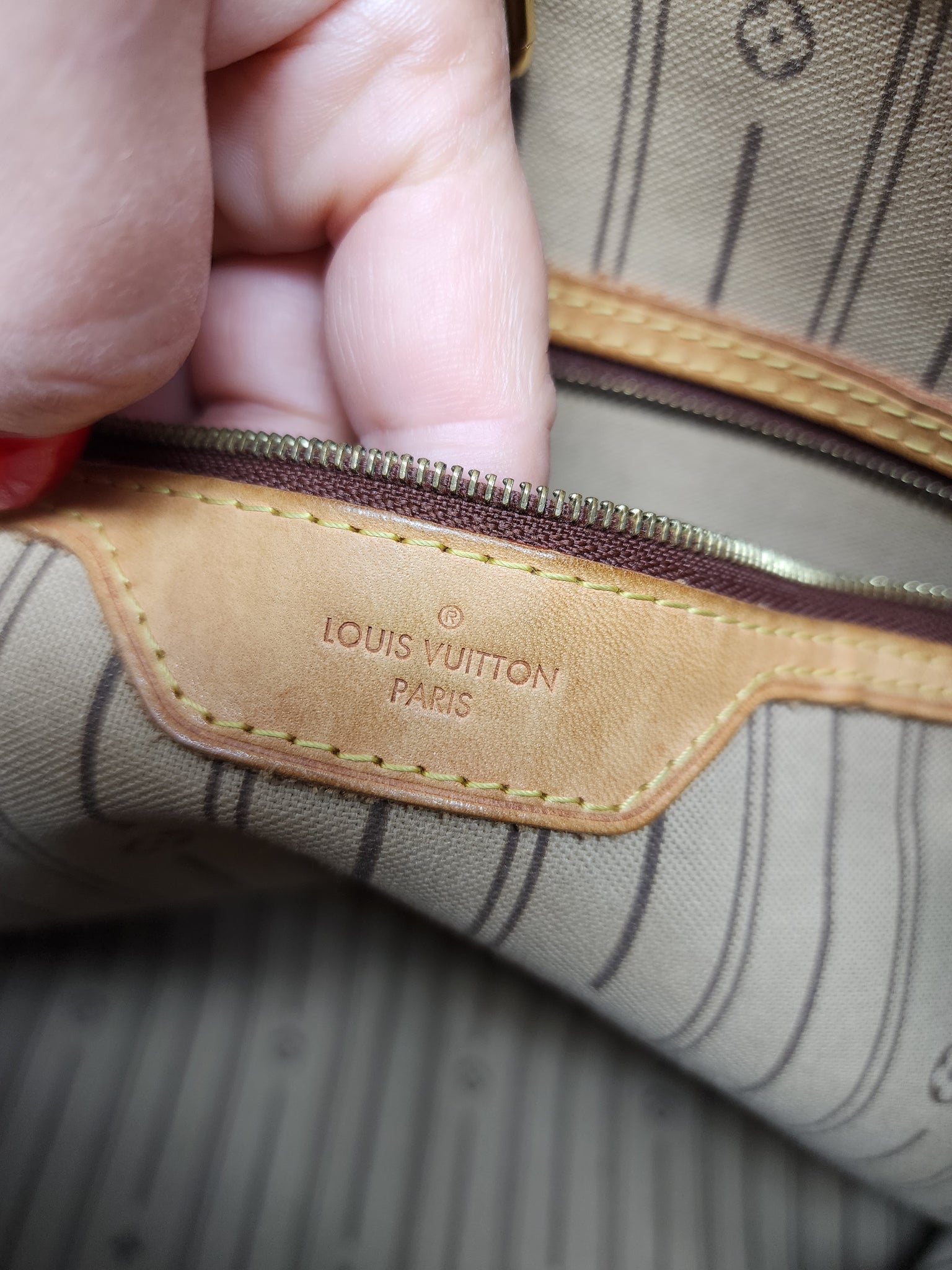 ðŸŒ¸ Louis Vuitton Delightful MM Monogram Beige Shoulder Bag (FL0111)+  Receipt ðŸŒ¸