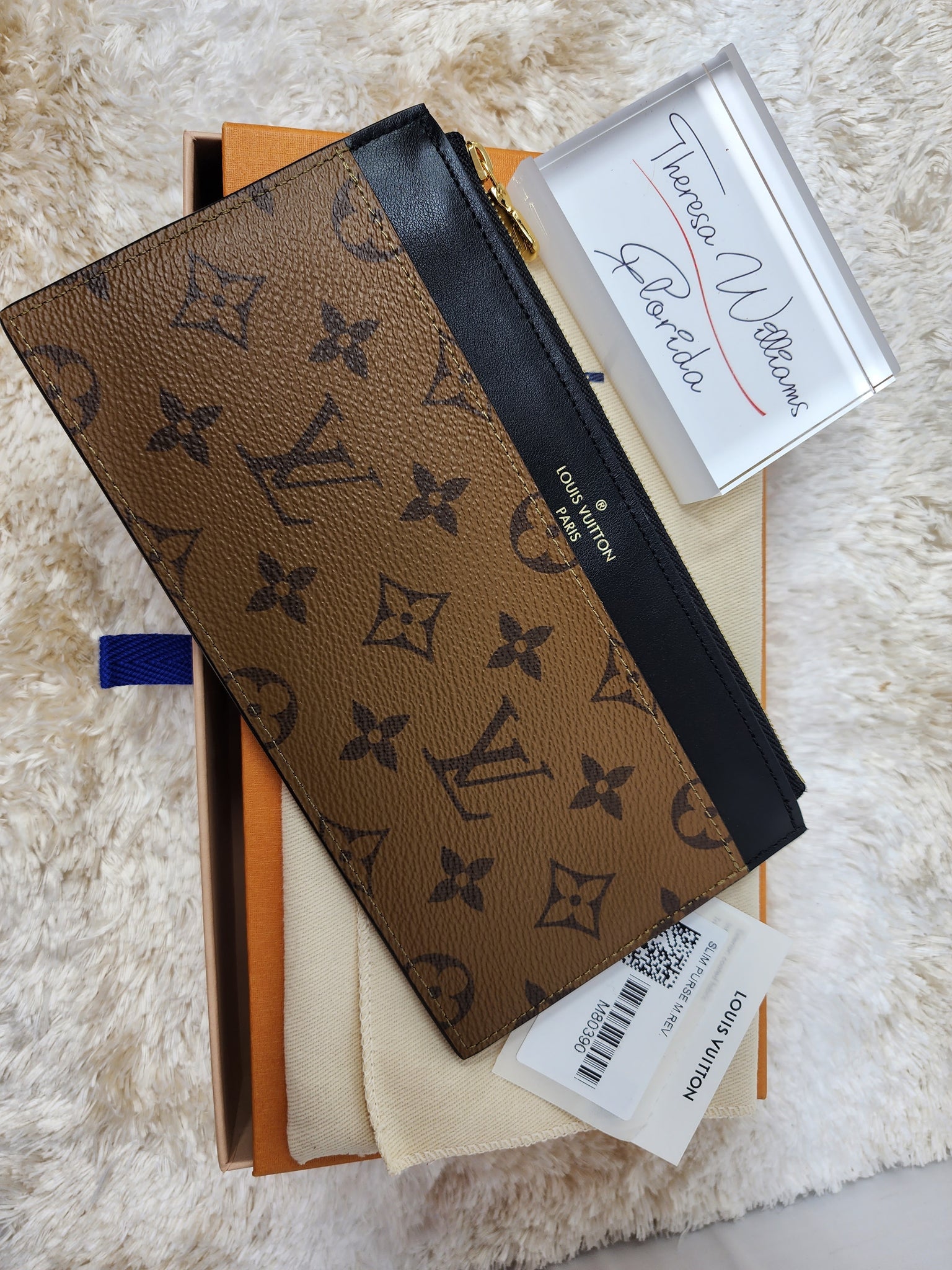 Louis Vuitton Reverse Monogram Slim Wallet Pouch - A World Of Goods For  You, LLC