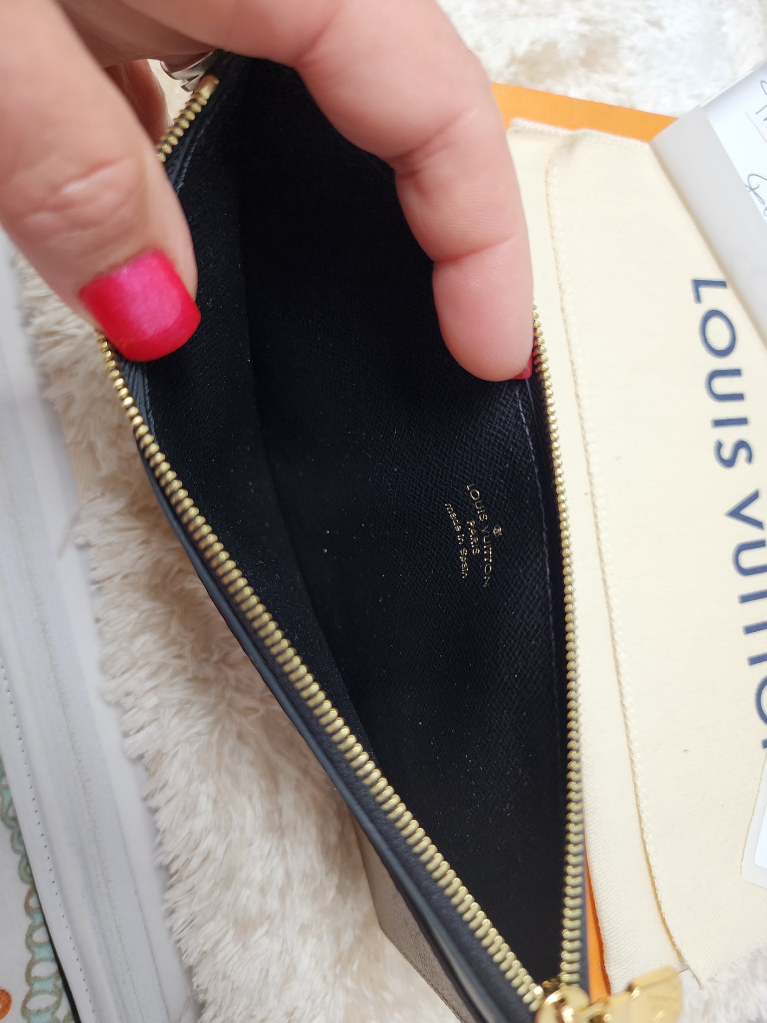 Louis Vuitton Reverse Slim Purse Wallet