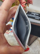 CHANEL SILVER METALLIC REISSUE CARD HOLDER