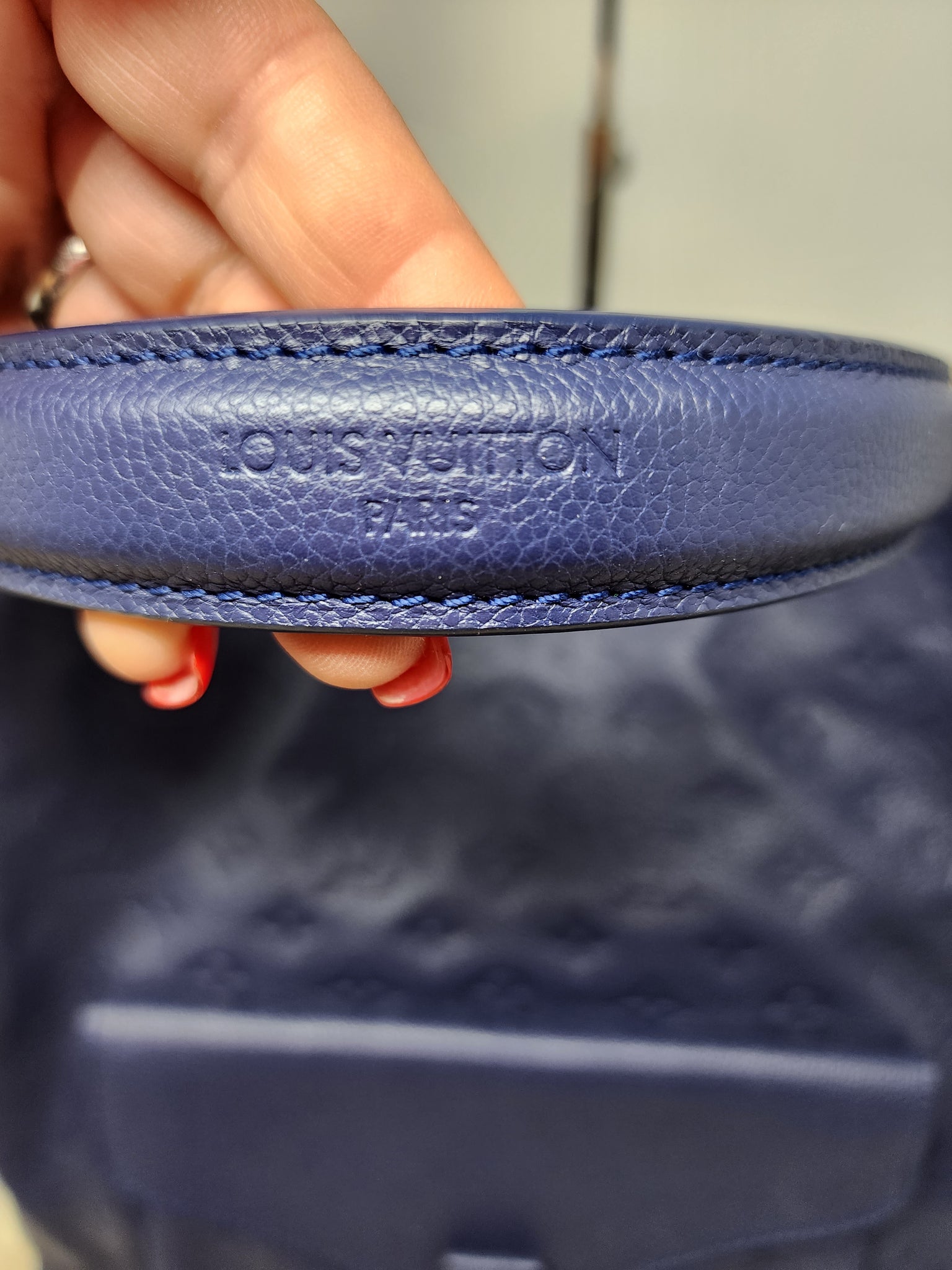 Louis Vuitton Metis Hobo Monogram Empreinte Leather Blue