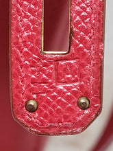 HERMES KELLY 32 ROUGE VIF COURCHEVEL, GHW