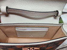 GUCCI GG SUPREME BERRY MINI PADLOCK TOP HANDLE CROSSBODY