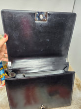 CHANEL LARGE BOY BAG BLACK PATENT