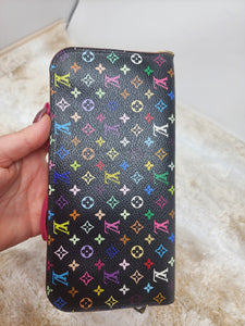 LOUIS VUITTON BLACK MULTICOLOR INSOLITE WALLET