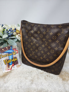 Louis Vuitton, Bags, Beautiful Authentic Louis Vuitton Monogram Looping Gm  Shoulder Bag