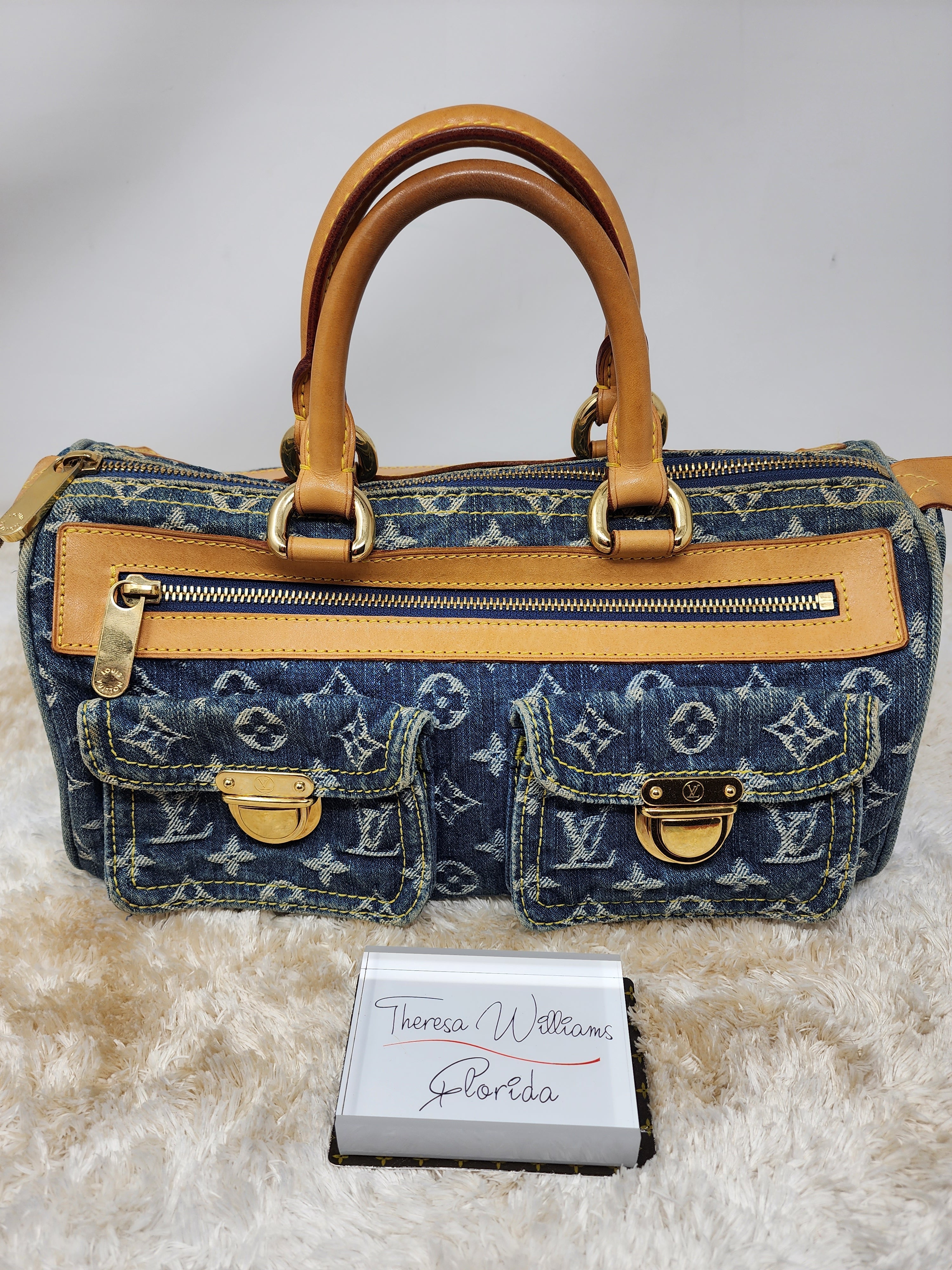 Louis Vuitton Monogram Denim Neo Speedy 30