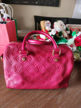 LOUIS VUITTON EMPREINTE SPEEDY 25 BANDOLIERE- JAIPUR PINK