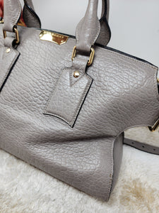 BURBERRY GREY CLIFTON TOTE