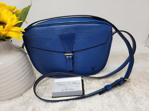 LOUIS VUITTON EPI TOLEDO BLUE JEUNE FILLE MM