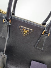 PRADA BORSA A MANO BLACK SAFFIANO HANDBAG