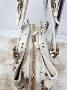 LOUIS VUITTON LIMITED IVORY RIVETING HANDBAG