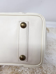 LOUIS VUITTON LIMITED IVORY RIVETING HANDBAG