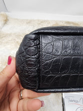 YSL EMBOSSED BLACK LARGE COLLÈGE BAG