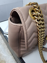 GUCCI MARMONT MEDIUM FLAP BAG - DUNE ROSE