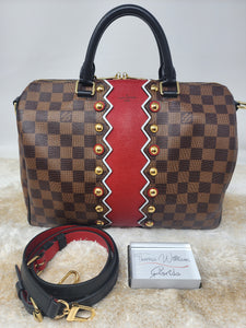 LOUIS VUITTON KARAKORAGAM SPEEDY 30 BANDOULIERE