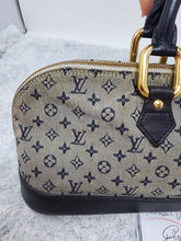 LOUIS VUITTON MINI LIN BLUE LONG ALMA