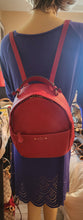 LOUIS VUITTON EMPREINTE RED LEATHER SORBONNE BACKPACK