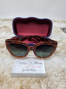 GUCCI TORTOISE SUNGLASSES with CASE