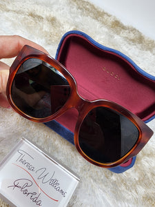 GUCCI TORTOISE SUNGLASSES with CASE