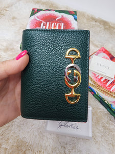 GUCCI ZUMI COMPACT WALLET - LIKE NEW WITH BOX