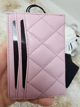 CHANEL PINK CAVIAR CARD HOLDER