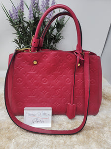 LOUIS VUITTON EMPREINTE MONTAIGNE MM, DAHLIA