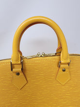 LOUIS VUITTON EPI YELLOW GOLD ALMA PM & STRAP (POCHETTE sold separately)
