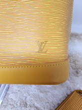 LOUIS VUITTON EPI YELLOW GOLD ALMA PM & STRAP (POCHETTE sold separately)
