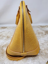 LOUIS VUITTON EPI YELLOW GOLD ALMA PM & STRAP (POCHETTE sold separately)