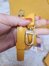LOUIS VUITTON EPI YELLOW GOLD ALMA PM & STRAP (POCHETTE sold separately)
